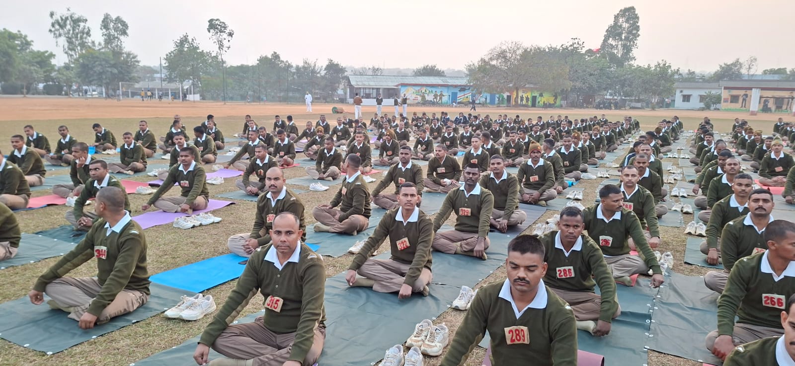 500 प्रशिक्षु आरक्षियों ने सीखा हार्टफुलनेस ध्यान का गुर