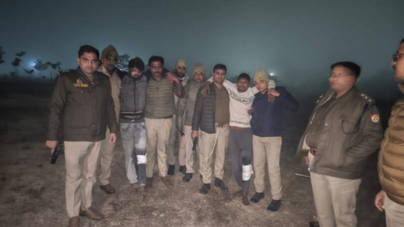 बरेली :  मुठभेड़ में दो गौ तस्कर घायल, गिरफ्तार