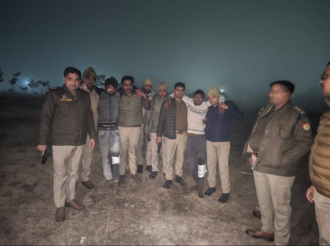 बरेली :  मुठभेड़ में दो गौ तस्कर घायल, गिरफ्तार