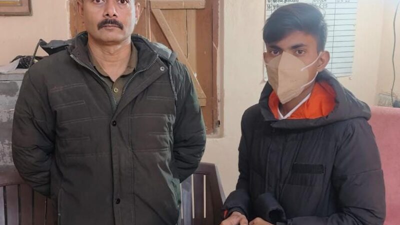 पर्यटक का 1.5 लाख की ज्वेलरी से भरा बैग मात्र 24 घंटे में बरामद