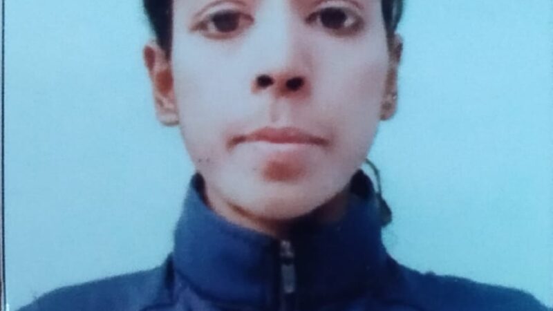 प्रिया पटेल का उ. प्र. अंडर-19 बालिका क्रिकेट टीम में चयन