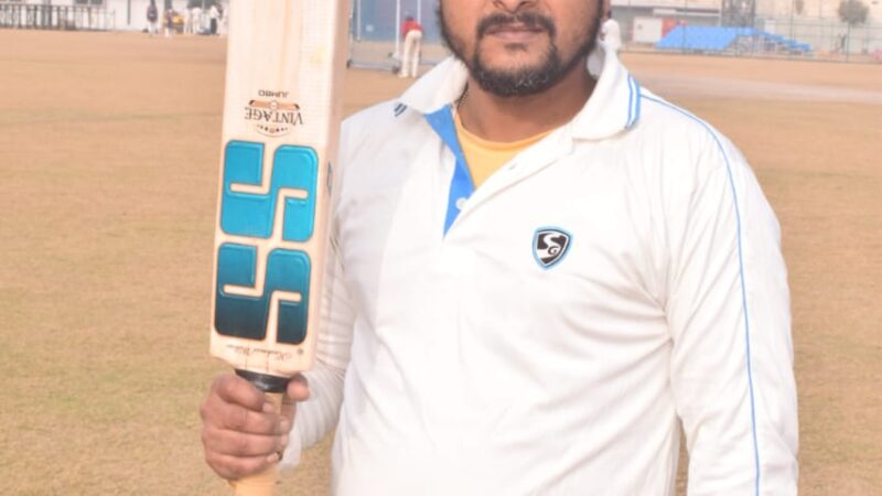 अंतिम लीग मुकाबले में हृदय प्रकाश एकादश ने गर्दे एकादश को 152 रनों से हराया
