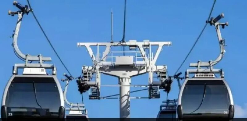 रोपवे ट्रायल तेज़ : हर 5 सेकंड में एक-दूसरे को क्रॉस कर रहे गंडोला