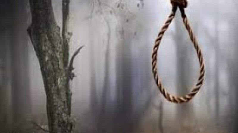 शीशम के पेड़ से लटकता मिला अज्ञात युवक का शव