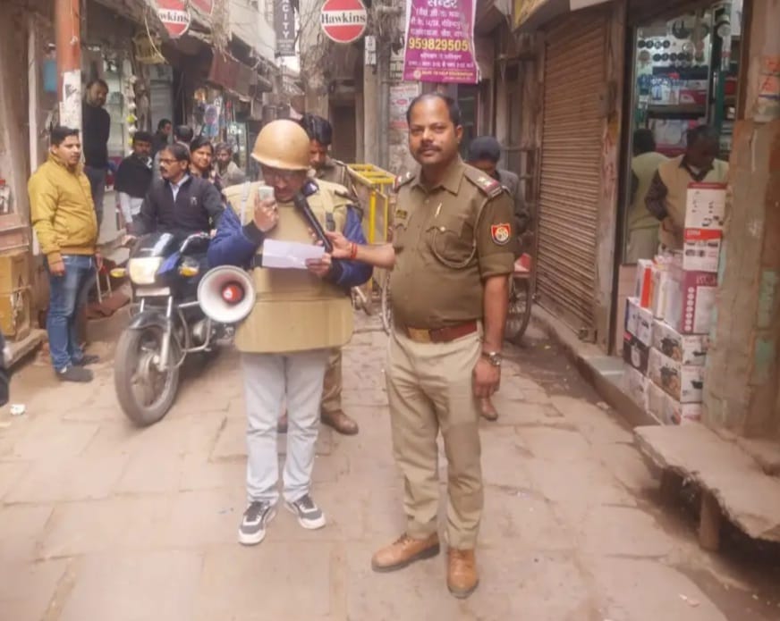 वाराणसी: दालमंडी में सड़क चौड़ीकरण के लिए कवायद तेज