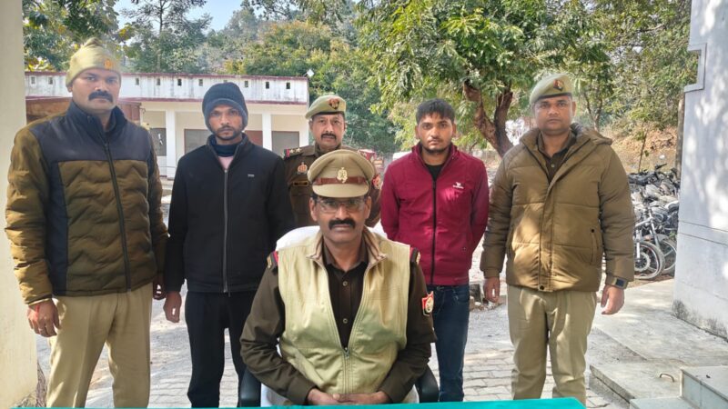 गोवंश तस्करी पर दुद्धी पुलिस का शिकंजा, दो तस्कर गिरफ्तार