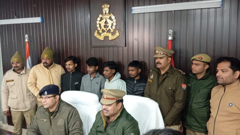 चार अंतरजनपदीय शातिर चोर गिरफ्तार