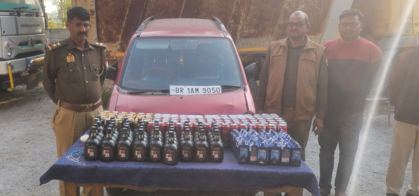 दुद्धी पुलिस की बड़ी कार्रवाई, अवैध शराब तस्करी पर करारा प्रहार