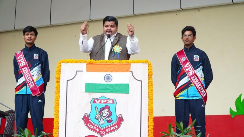 वाराणसी पब्लिक स्कूल में  उत्साहपूर्ण मना 77वाँ गणतंत्र दिवस पर्व