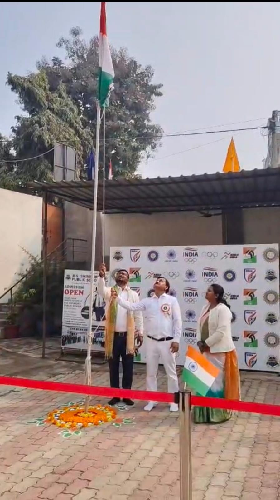 आर.एस. शिवमूर्ति पब्लिक स्कूल में गणतंत्र दिवस धूमधाम से मनाया गया