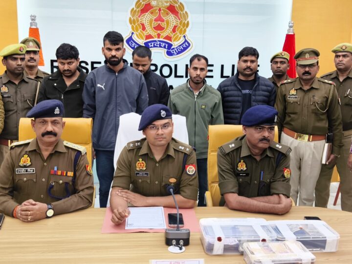 सोनभद्र में नशे के सौदागरों पर पुलिस का कहर, 60 किलो गांजा व दो स्कॉर्पियो के साथ 5 तस्कर गिरफ्तार