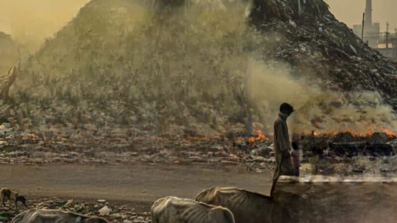 करसड़ा में ‘कचरे का पहाड़’ बना जानलेवा!