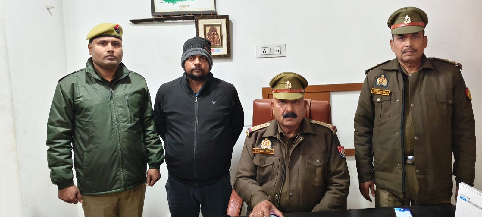 आटा मिल से 3 करोड़ रुपये की धोखाधड़ी के फरार आरोपी को बिहार से दबोचा