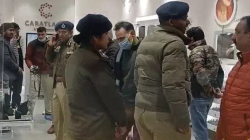 सहारनपुर : डायमंड शोरूम से करोड़ों की चोरी