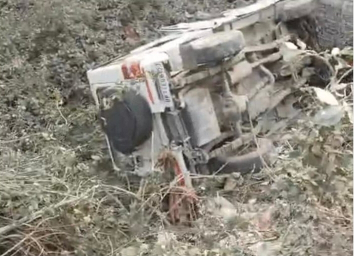 सोनभद्र : सीओ की सरकारी गाड़ी ने महिला को रौंदा