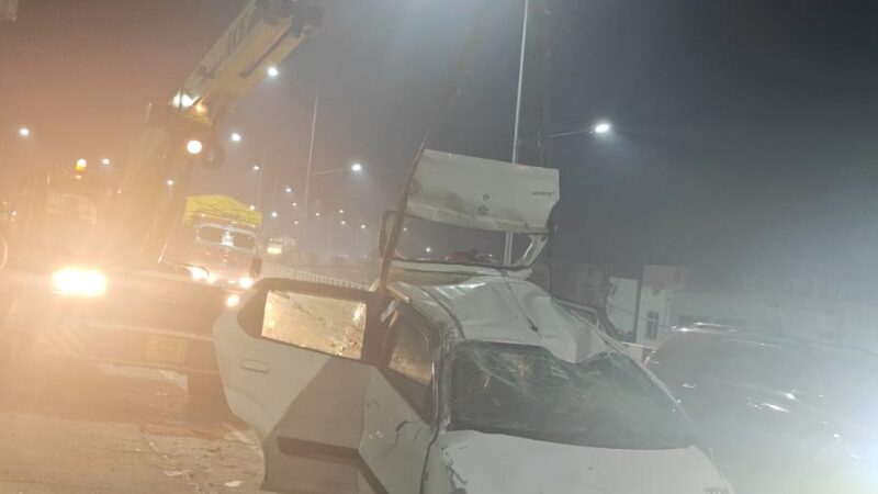 कैथी में रविवार मध्यरात्रि सड़क हादसा, दो युवक गंभीर रूप से घायल