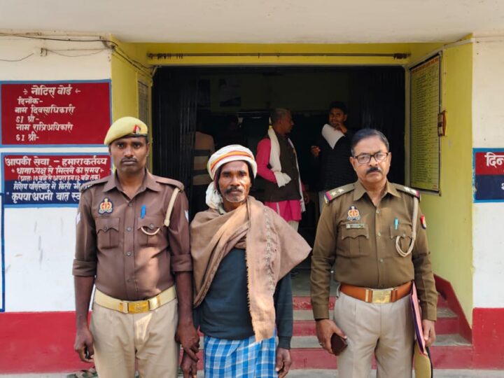 बभनी पुलिस ने गोवध व पशु क्रूरता के मामले में एक व्यक्ति को पकड़ा