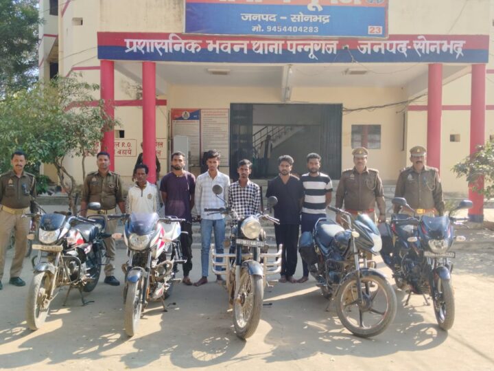 मैरा पाण्डेय ग्राउंड में बर्थडे पार्टी बनी बवाल, पन्नूगंज पुलिस की सख्ती; छह गिरफ्तार, पांच बाइक सीज