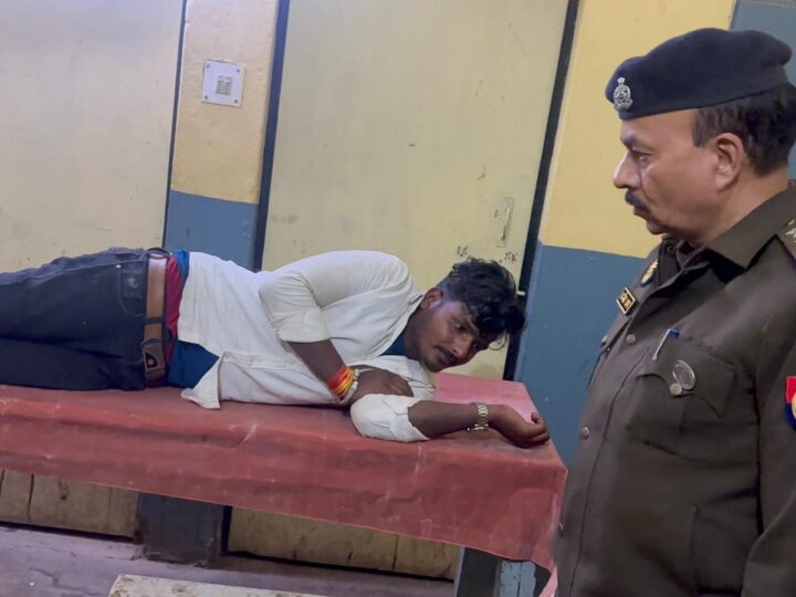 मुठभेड़ में 25 हजार का इनामी गैंगस्टर घायल, दुद्धी पुलिस ने किया गिरफ्तार