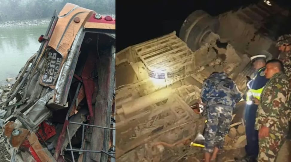 नेपाल : त्रिशूली नदी में गिरी बस, 18 लोगों की मौत