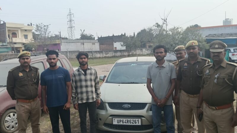 ओबरा में देर रात हुड़दंग, तेज आवाज में गाना, स्टंट और गाली-गलौज करने वाले तीन युवक गिरफ्तार