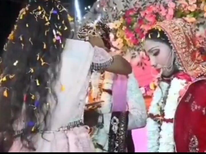 जयमाल  की रस्म के दौरान दुल्हन  को स्टेज पर मारी गोली