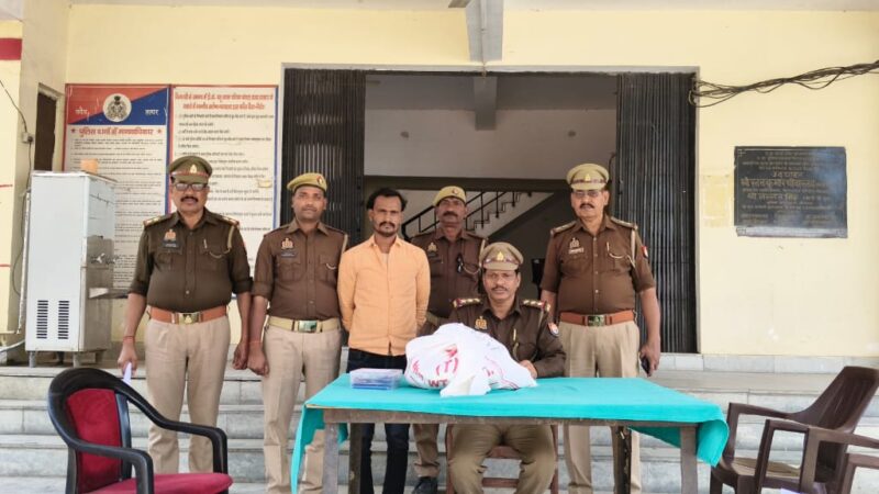 पंन्नूगंज पुलिस ने 5.2 किलो गांजा के साथ तस्कर गिरफ्तार
