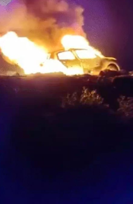 नैनीताल से लौटते समय डंपर की टक्कर से कार बनी आग का गोला