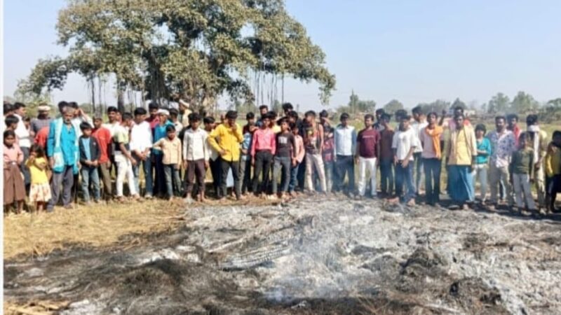 समय से पहले जलाई गई होलिका, गांव में तनाव; आरोपी गिरफ्तार