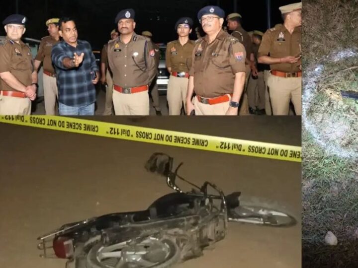 मुठभेड़ में एक लाख का इनामिया ढेर , दो पुलिसकर्मी घायल