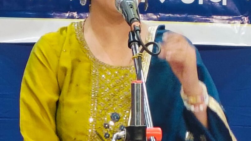 विदुषी के सुरमयी गायिकी ने श्रोताओं को मंत्रमुग्ध किया —