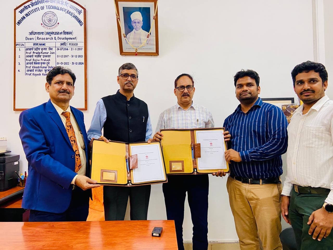 आवास एवं शहरी विकास निगम तथा भारतीय प्रौद्योगिकी संस्थान काशी हिन्दू विश्वविद्यालय के मध्य सहमति ज्ञापन संपन्न