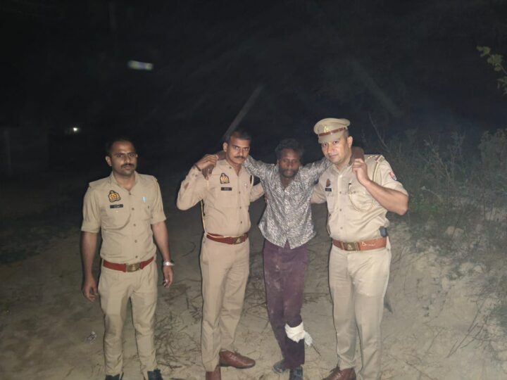 बलिया : 25 हजार का इनामी चोर मुठभेड़ में गिरफ्तार