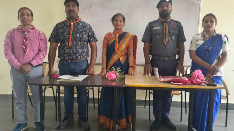 पाँच दिवसीय स्काउट-गाइड प्रशिक्षण शिविर का शुभारंभ