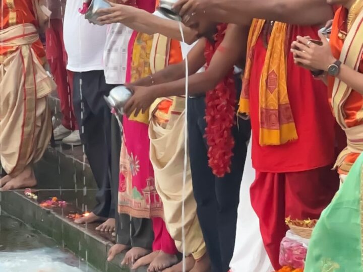 दशाश्वमेध घाट: नव संवत्सर पर किया गया महायज्ञ,हवन एवं वैदिक अनुष्ठान