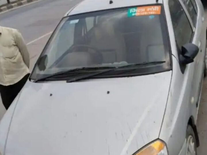 मिर्जामुराद : हाइवे पर मिली लावारिस टाटा इंडिगो कार