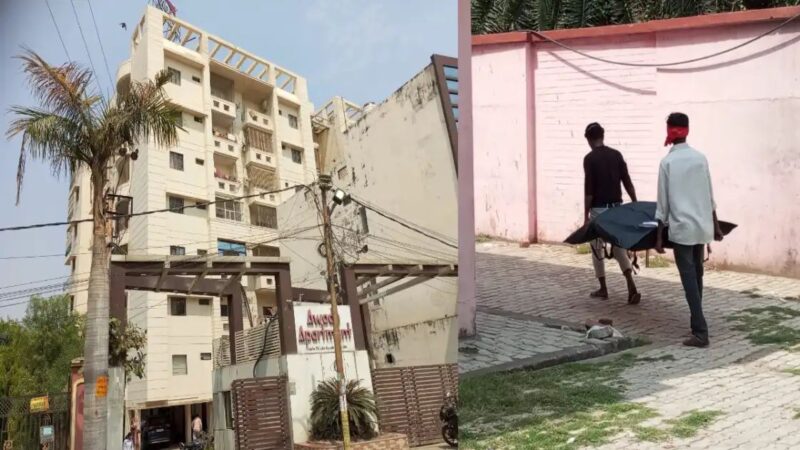 डिप्रेशन से पीड़ित बंदोबस्त अधिकारी की पत्नी ने सातवीं मंजिल से लगाई छलांग