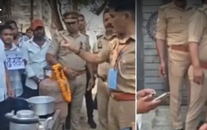 नाले की गैस से चाय बनाकर विरोध कर रहे छात्रों का सामान जब्त, छह नामजद समेत कई पर केस