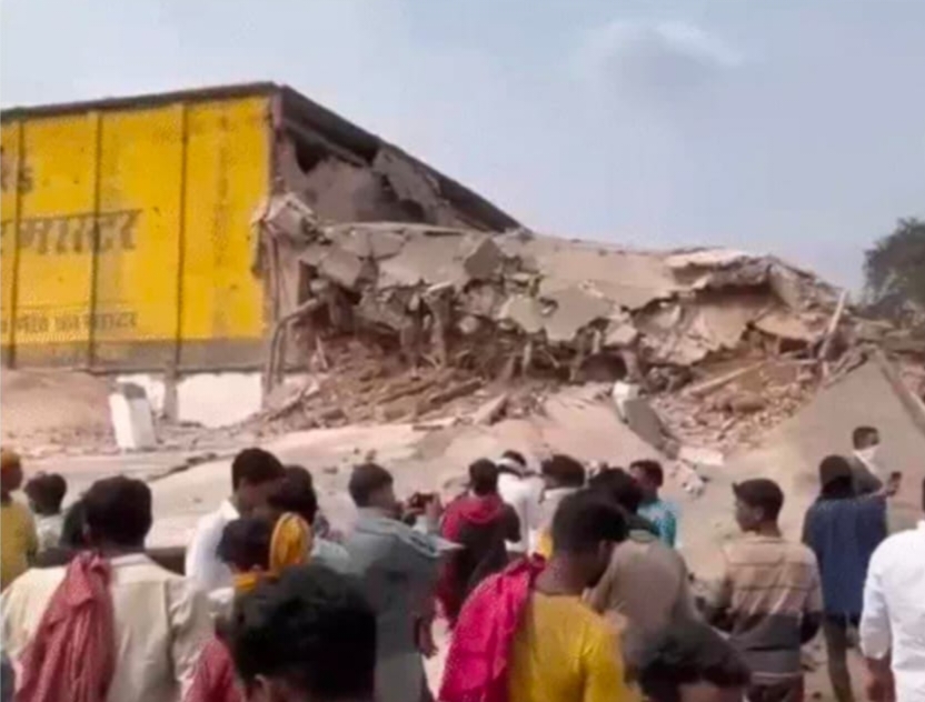 प्रयागराज : कोल्ड स्टोरेज में अमोनिया गैस रिसाव के बाद भीषण धमाका