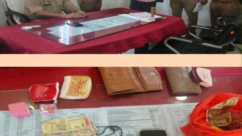 जीआरपी : हरिहरनाथ एक्सप्रेस में छूटा लेडीज हैंडबैग सुरक्षित बरामद