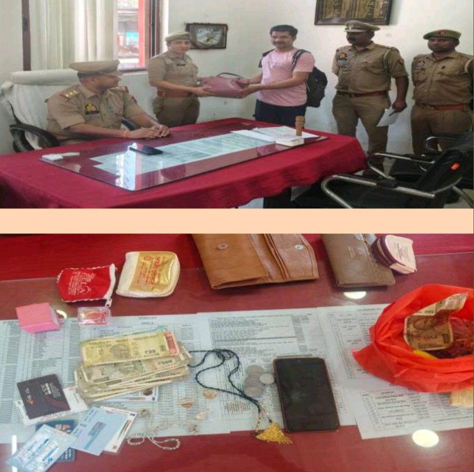 जीआरपी : हरिहरनाथ एक्सप्रेस में छूटा लेडीज हैंडबैग सुरक्षित बरामद