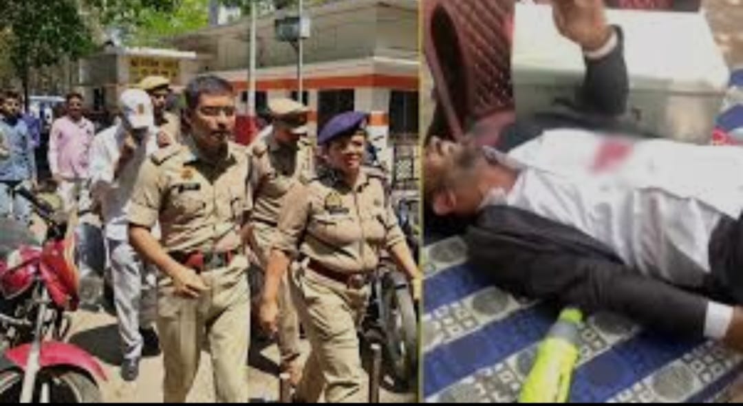 लखीमपुर खीरी: कचहरी परिसर में दिनदहाड़े वकील ने चचेरे भाई को मारी गोली, हालत गंभीर
