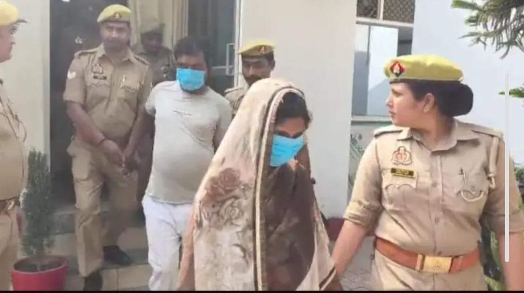 चंदौली : अवैध संबंध उजागर होने पर पत्नी और बहनोई ने की गला घोंटकर हत्या , शव को लटकाया फंदे से