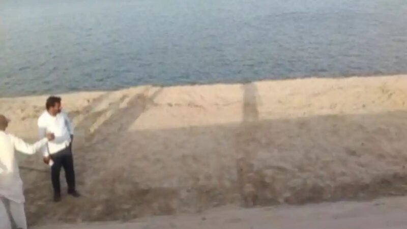 गंगा तट पर महिला बीच हैंडबॉल का ऐतिहासिक आयोजन, कोर्ट निर्माण का निरीक्षण पूरा