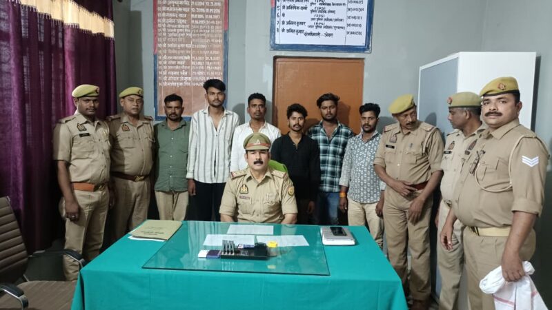 सोनभद्र में मिशन शक्ति के तहत बड़ी कार्रवाई, नाबालिग छात्रा से छेड़खानी मामले में 6 आरोपी गिरफ्तार