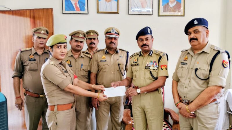 जीआरपी वाराणसी कैंट का डीजीपी रेलवे ने किया निरीक्षण, सुरक्षा व्यवस्था का लिया जायजा