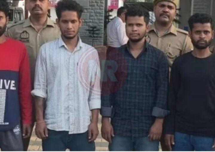 मिर्जापुर में 4 बांग्लादेशी नागरिक गिरफ्तार,