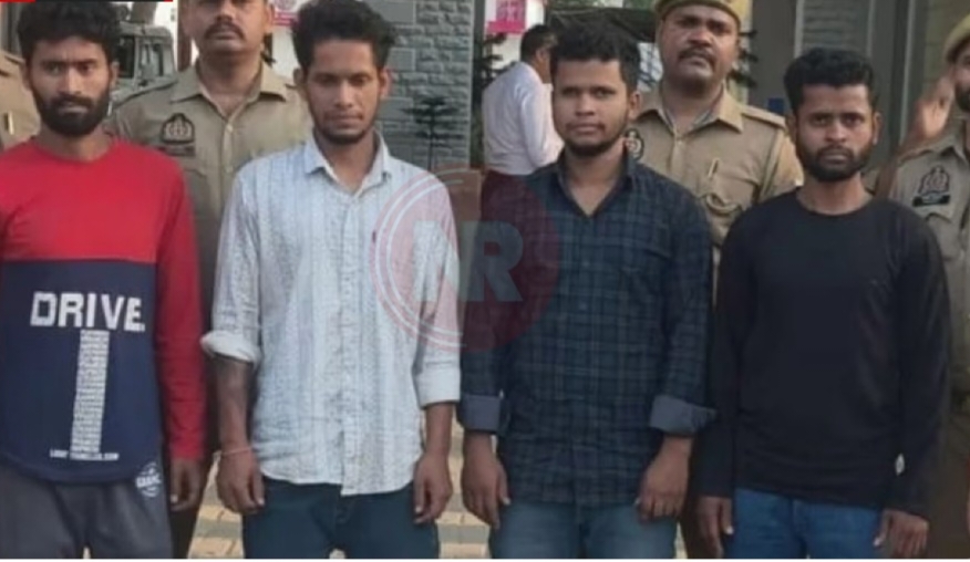 मिर्जापुर में 4 बांग्लादेशी नागरिक गिरफ्तार,