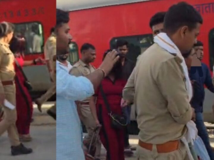 आजमगढ़ रेलवे स्टेशन पर संदिग्ध मानव तस्करी का मामला