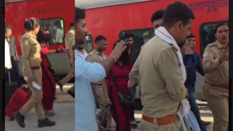 आजमगढ़ रेलवे स्टेशन पर संदिग्ध मानव तस्करी का मामला